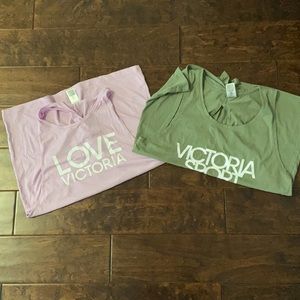 Pink VS Workout tank bundle